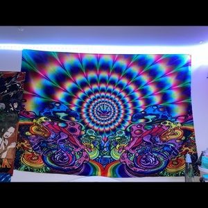 RARE trippy tapestry that moves when looking at it